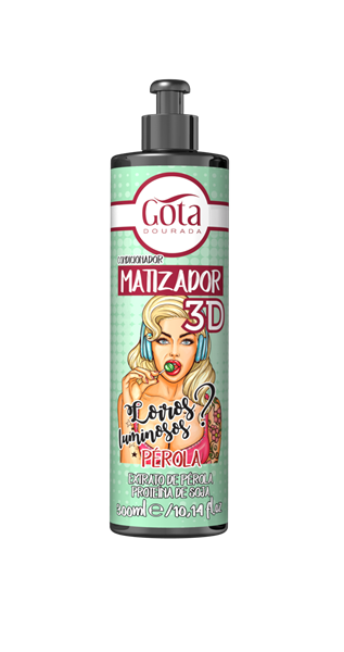 Gota Dourada - Matizador 3D Pérola 300ml
