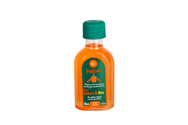 Óleo PINGA Cenoura e Oliva 50 mL (VEGAN)