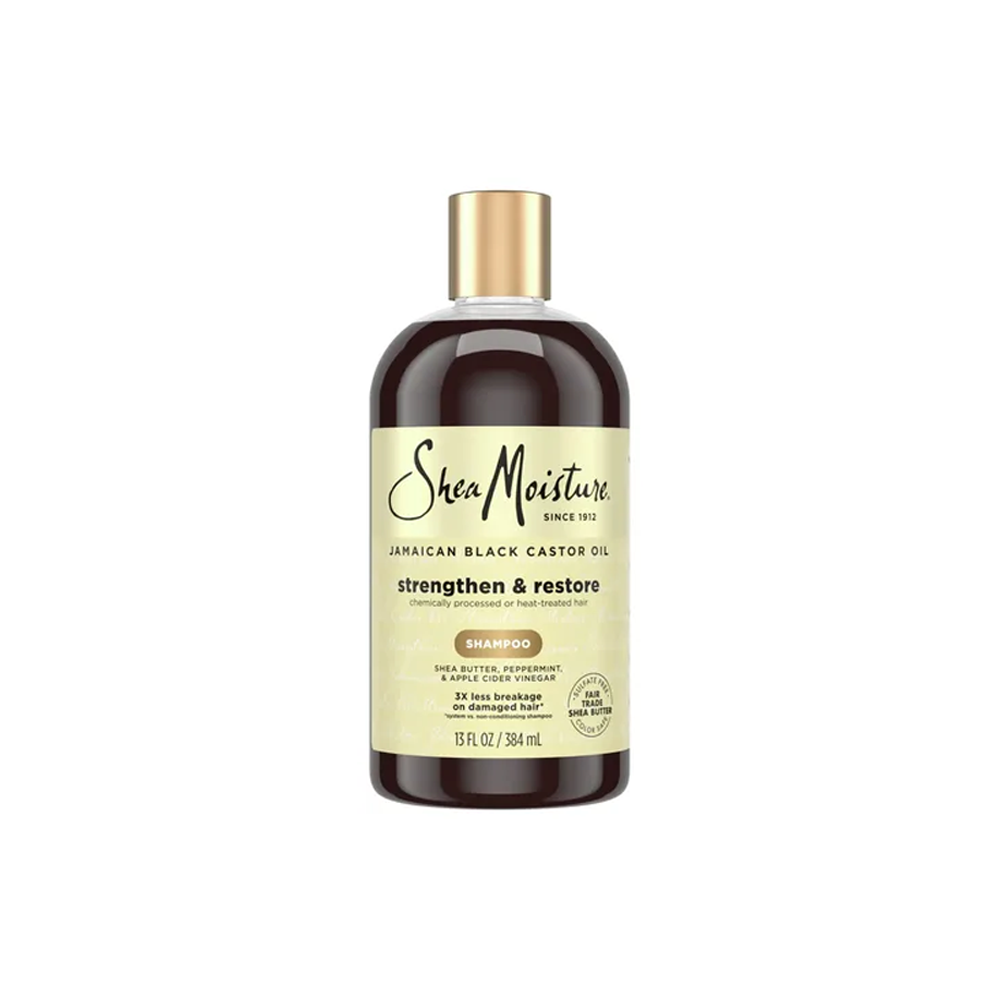 Shea Moisture - Jamaican Black Castor Oil Strengthen & Restore Champô 384 ml