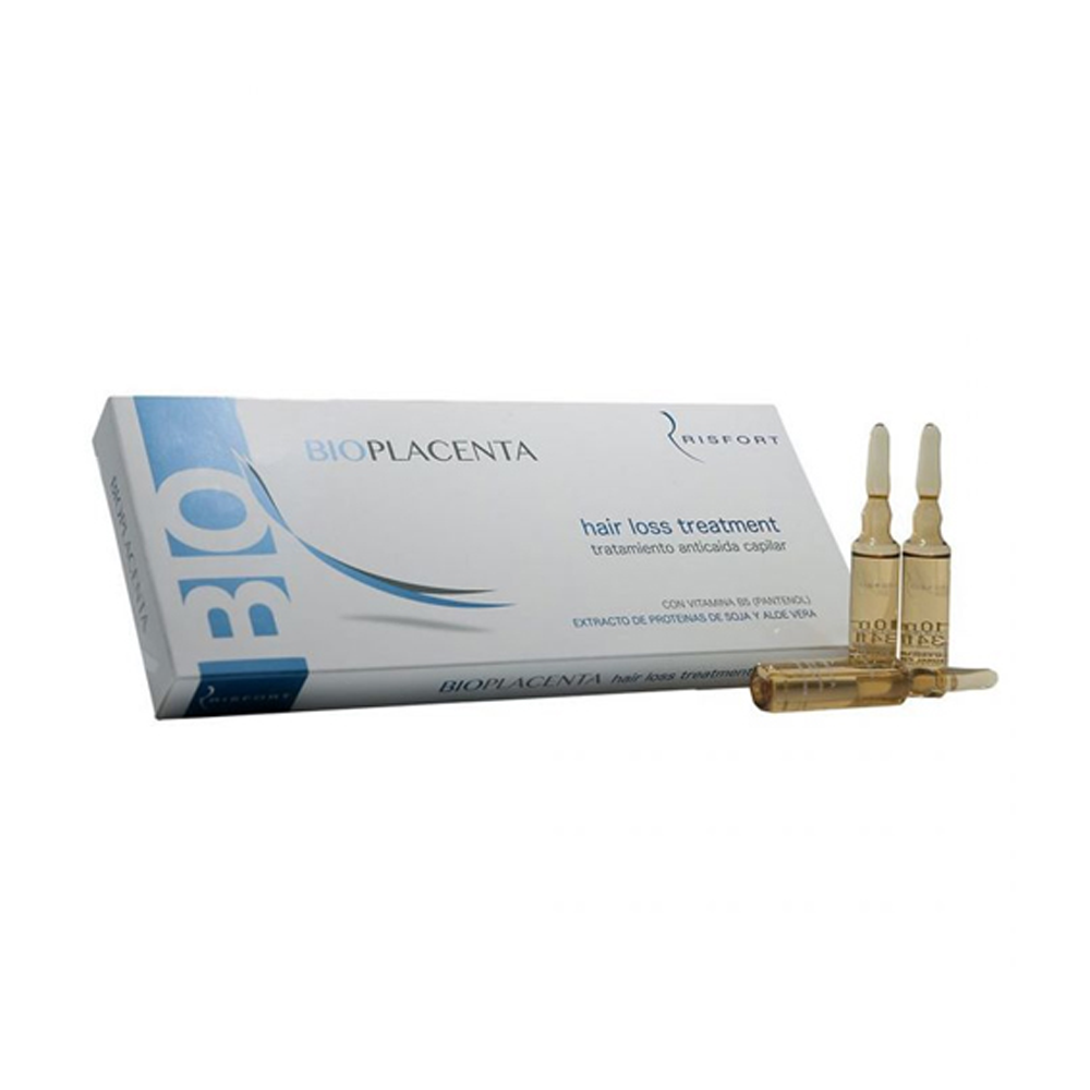 Ampolas Bioplacenta Tratamento Anti Queda 12 X 10ml