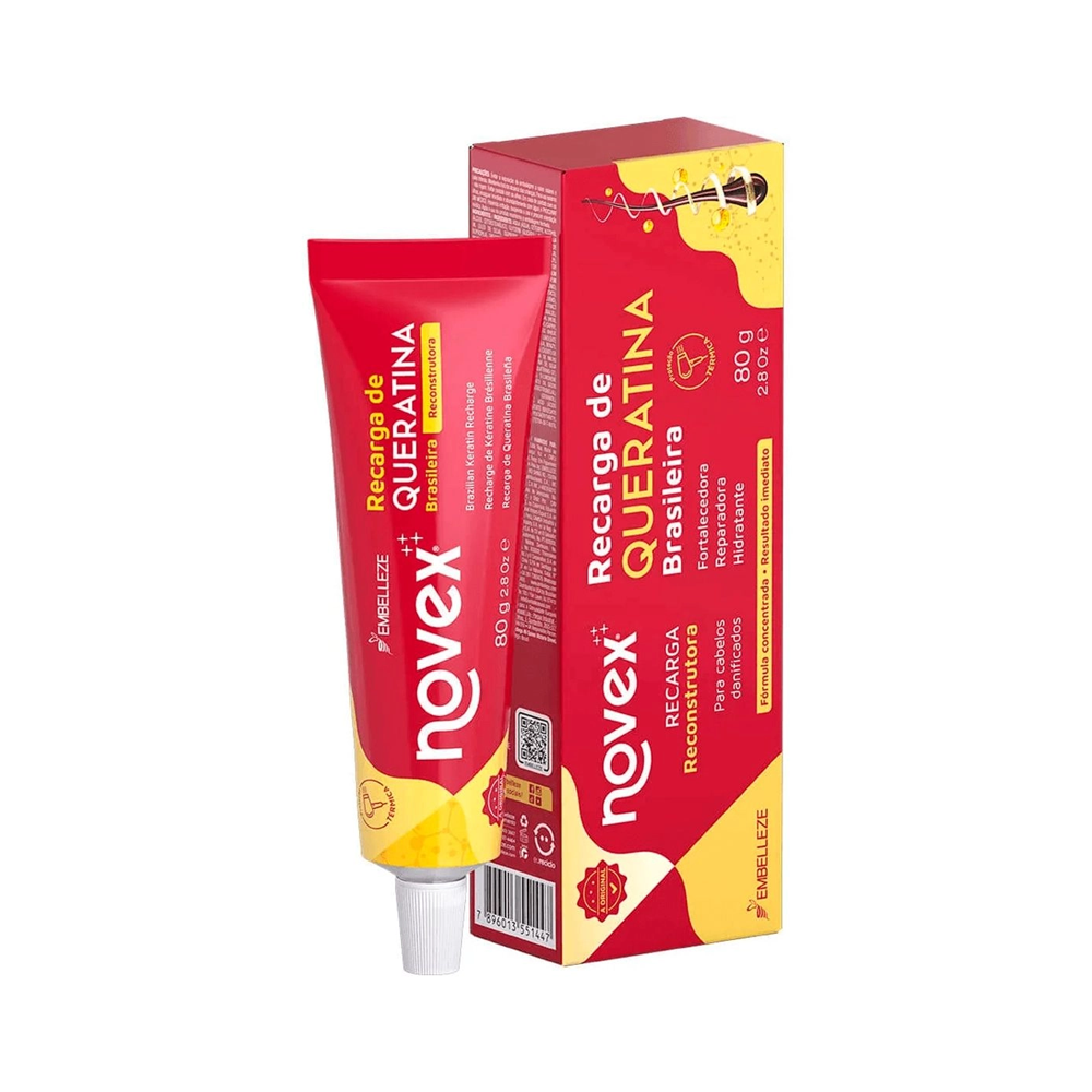 Novex - Recarga de Queratina Brasileira 80g