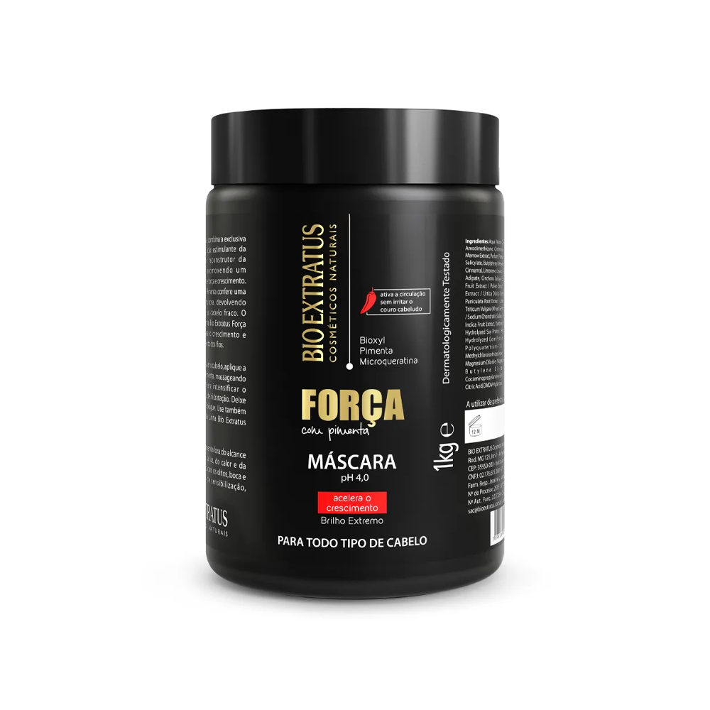Bio Extratus - Mascara Forca Com Pimenta 1kg