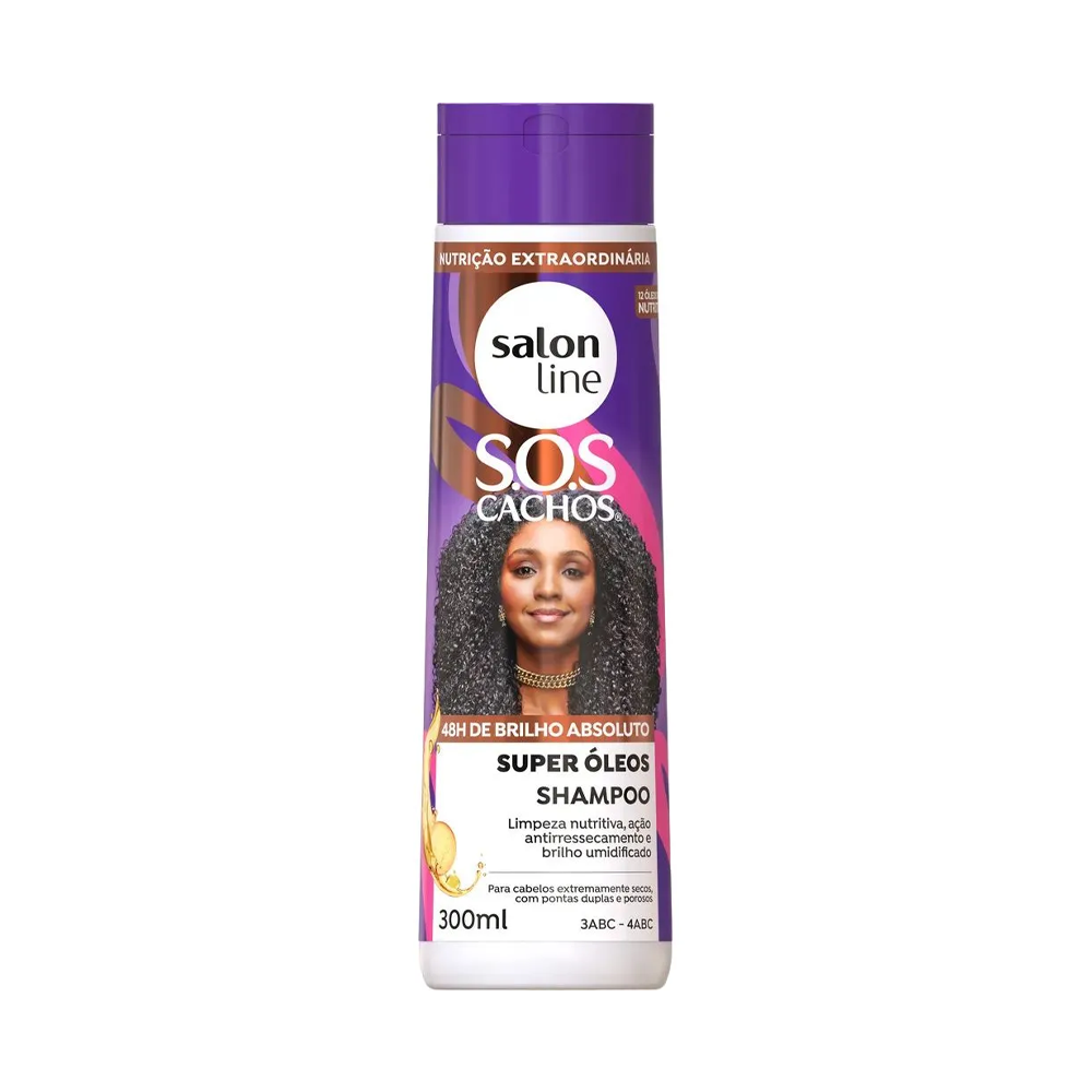 Salon Line - Shampoo Nutritivo S.O.S Cachos Mix De Óleos 300ml