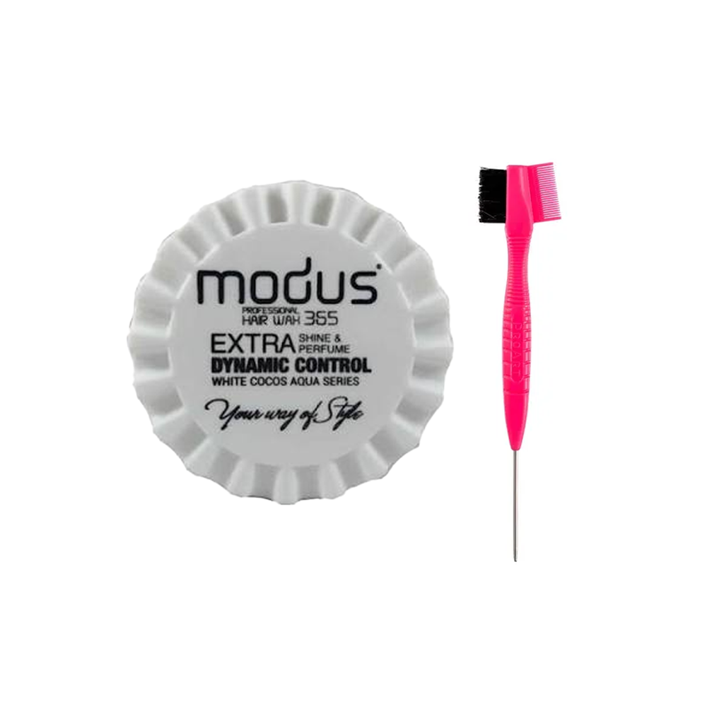 Kit Cera Modus 150g + Escova Baby Hair - Branca