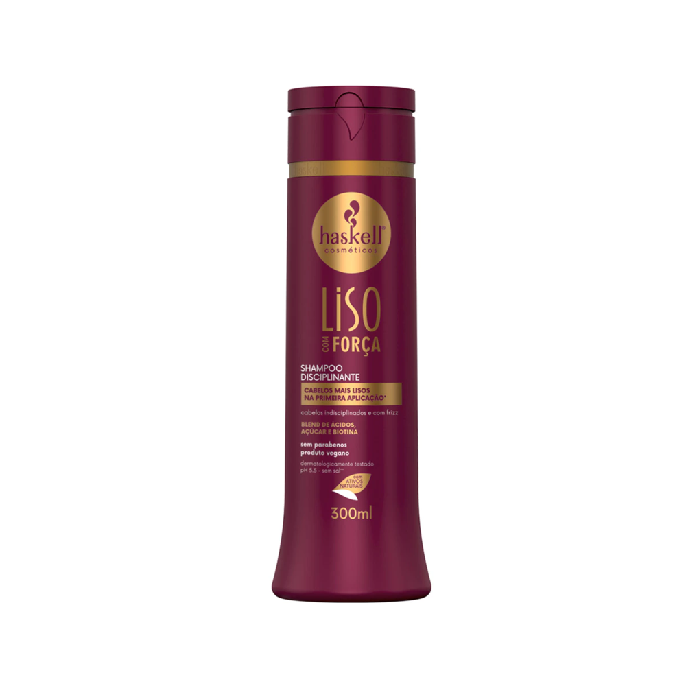 Haskell – Shampoo Liso com Força 300 mL