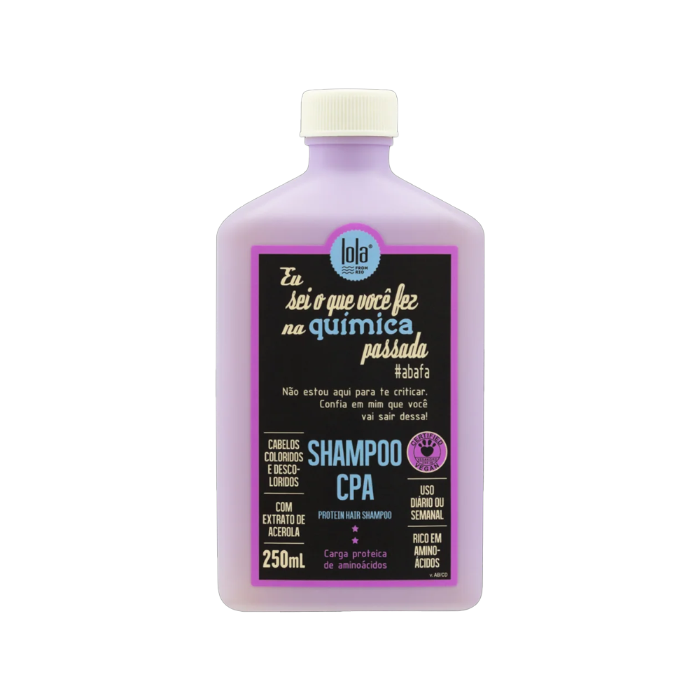 Lola - Shampoo CPA- Carga Proteíca de Aminoácidos 250mL (VEGAN)