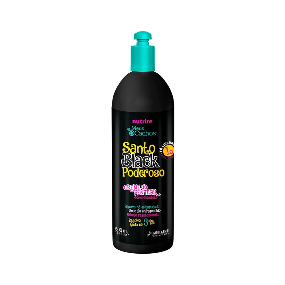 Novex - Creme de Pentear Santo Black Poderoso 500 mL