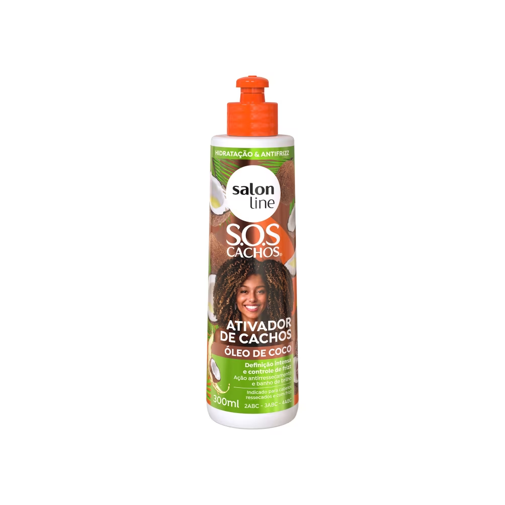 Salon Line - Ativador De Cachos Sos Coco Tratamento Profundo 300 mL