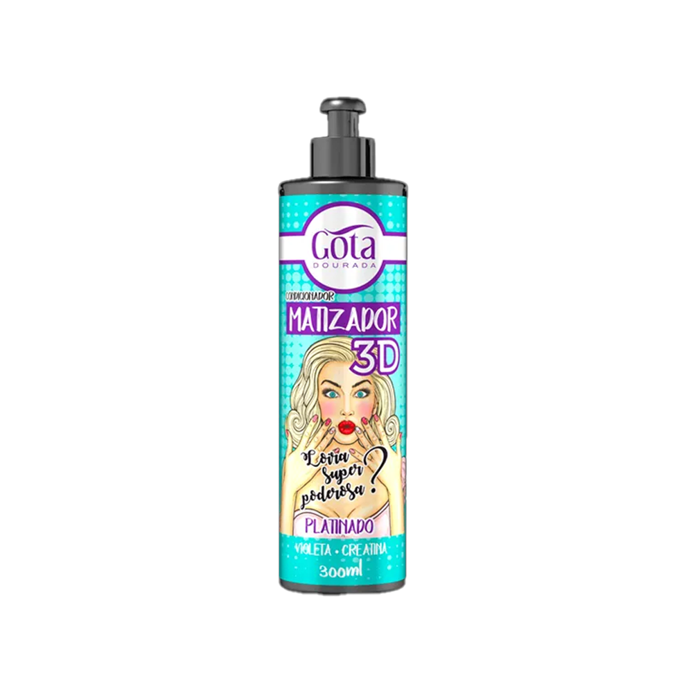 Gota Dourada - Matizador 3D Platinado 300ml