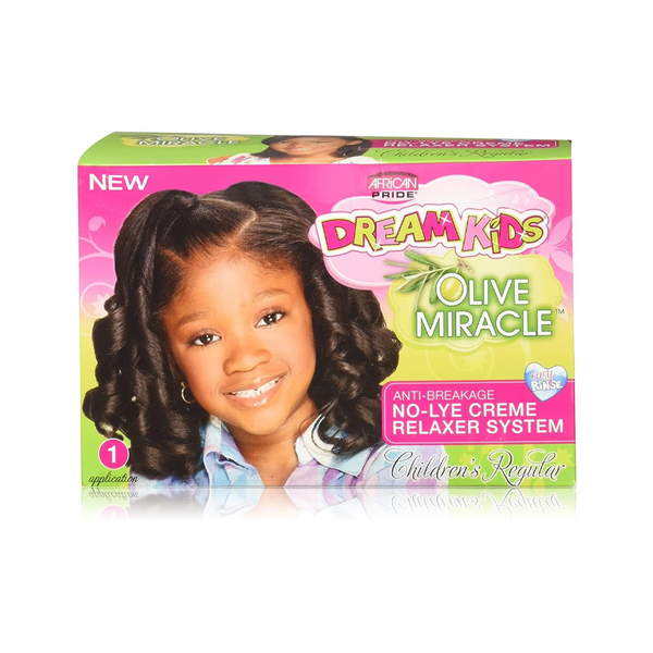 African Pride Dreams Kids Olive Miracle Relaxer Kit Regular