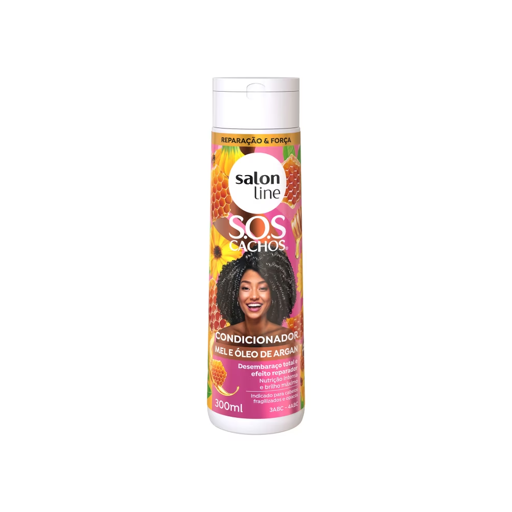 Salon Line - Condicionador S.O.S Cachos Intensos Mel 300ml