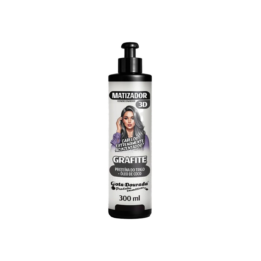 Gota Dourada - Matizador 3D Grafite 300ml
