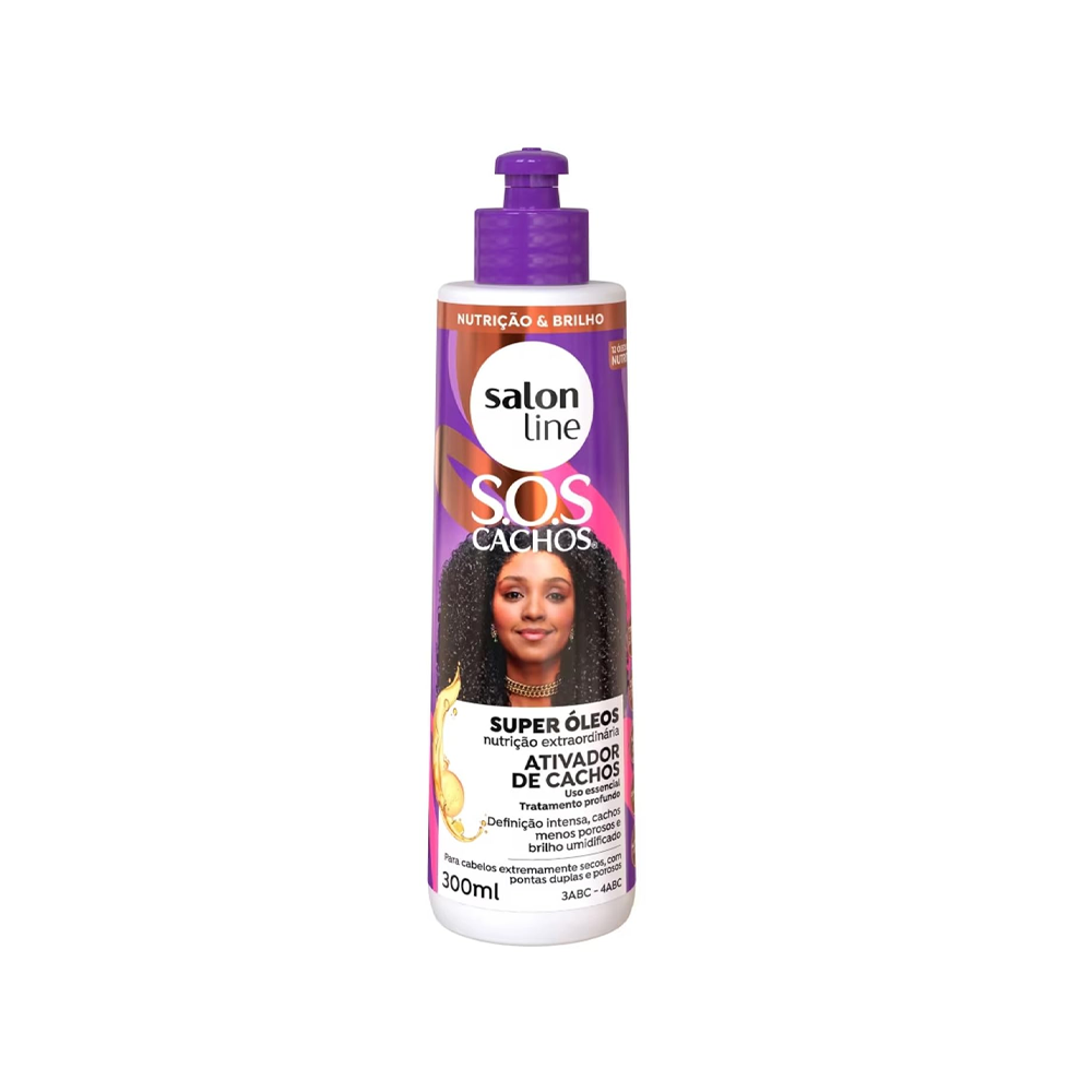 Salon Line - Ativador de Cachos Nutritivo S.O.S Mix De Óleos 300ml