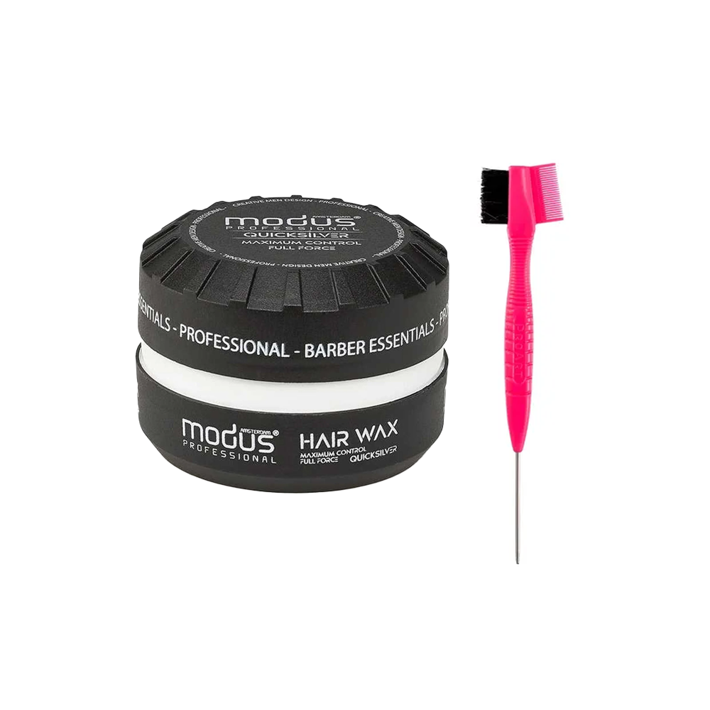 Kit Cera Modus 150g + Escova Baby Hair - Preta