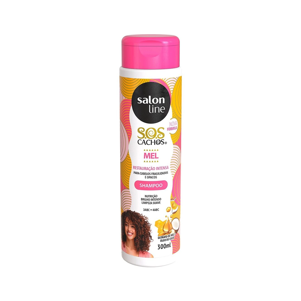 Salon Line - Shampoo S.O.S Cachos Intensos Mel 300ml