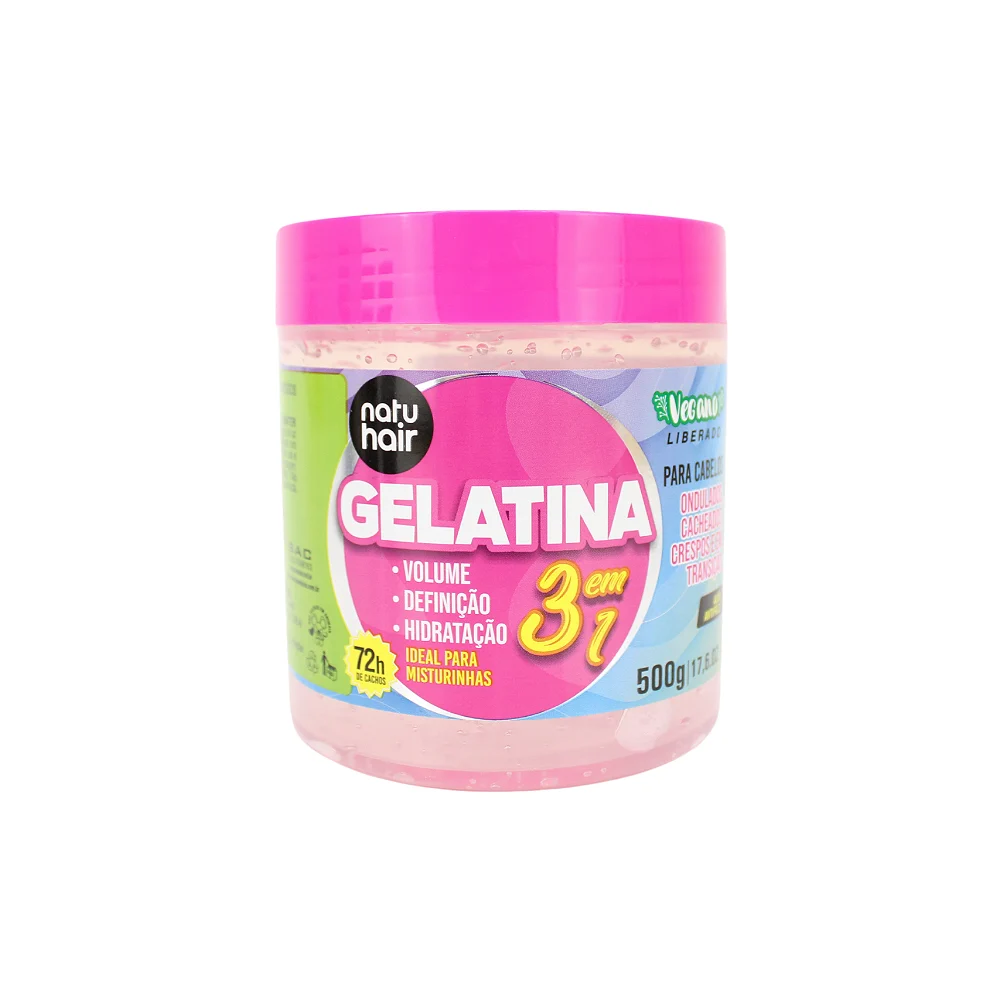 NatuHair Gelatina S.O.S 3 em 1 500G