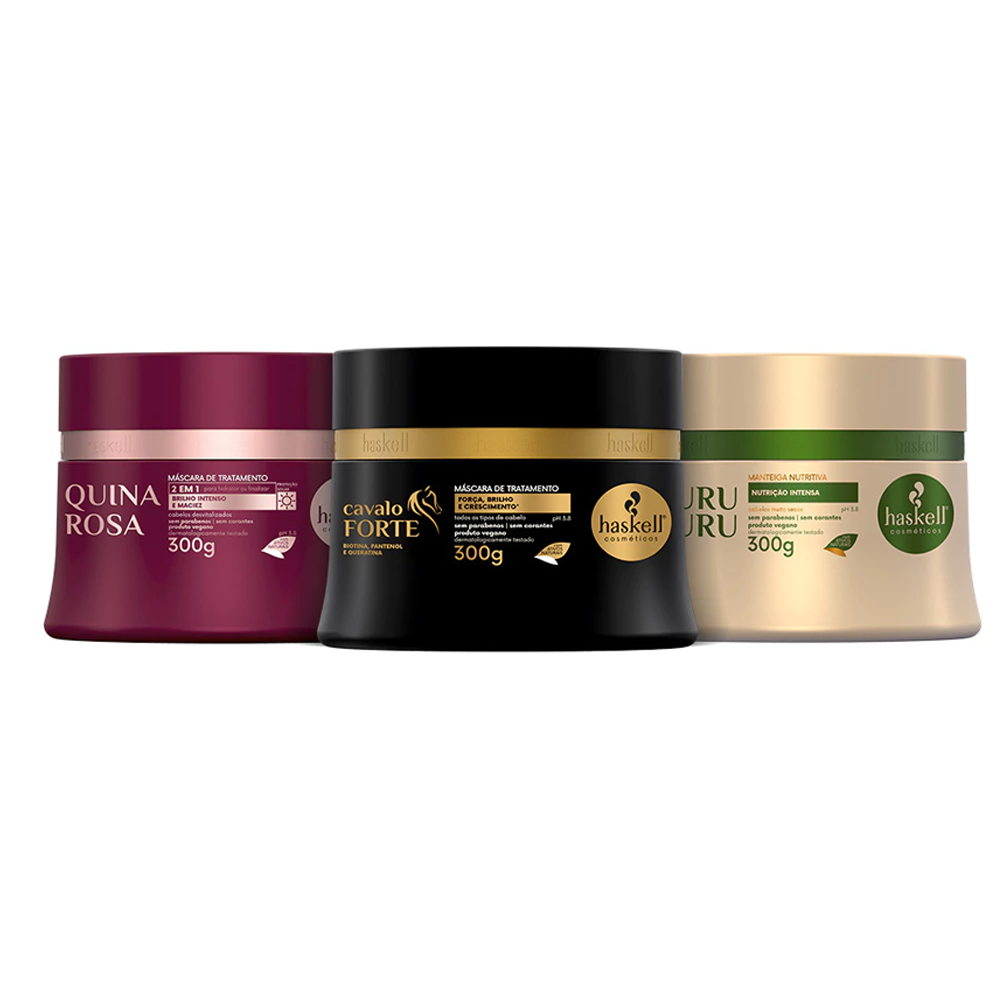 Kit Haskell - Cronograma Capilar (3 produtos)