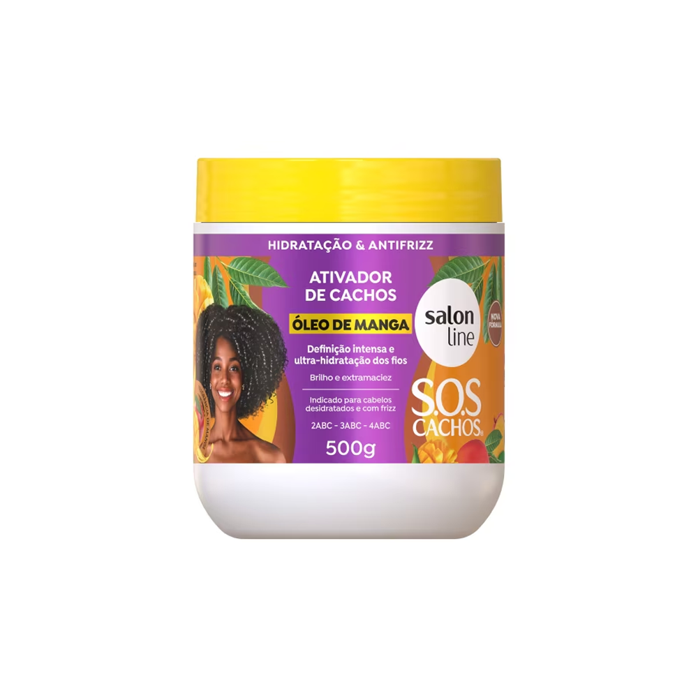 Salon Line - Ativador Cachos Sos Óleo Manga Tradicional 500 mL