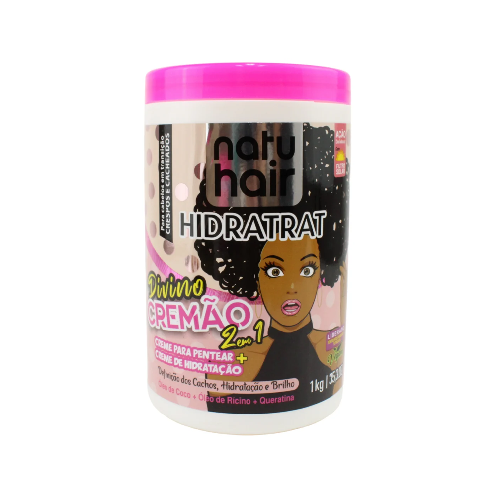 NatuHair - Divino Cremão 2 em 1 Creme Pentear + Creme Hidratação 1kg