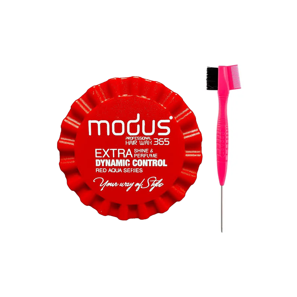 Kit Cera Modus 150g + Escova Baby Hair - Vermelha