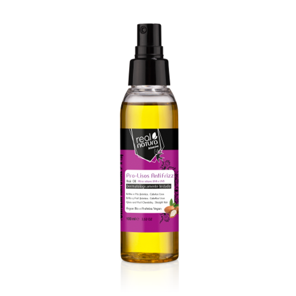 Real natura - Óleo Capilar Pro Lisos Anti Frizz 100 mL
