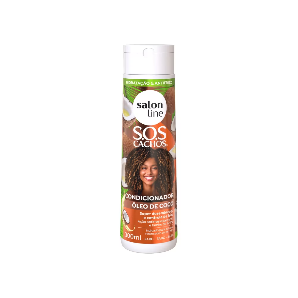 Salon Line - Condicionador S.O.S Cachos Coco Tratamento Profundo 300ml