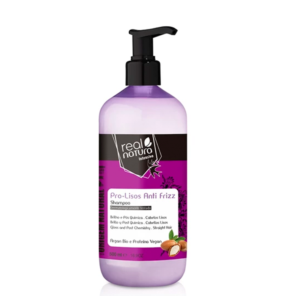 Real natura - Shampoo Pro-Lisos Anti Frizz 500 mL
