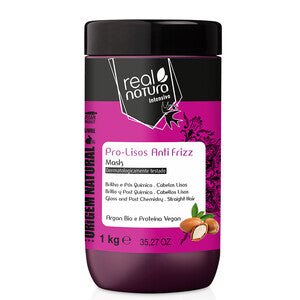 Real natura - Máscara Pro-Lisos Anti Frizz 1KG