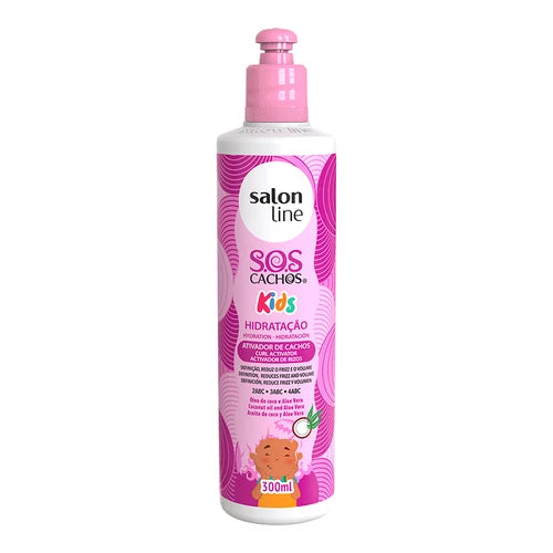Salon Line Sos Cachos Kids Hidratação Ativador De Cachos
