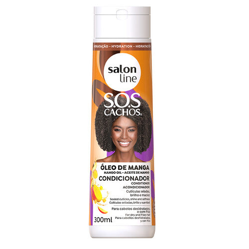 Salon Line - Condicionador S.O.S Cachos Óleo De Manga Tradicional 300ml