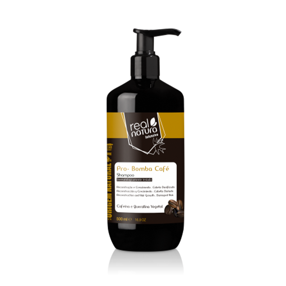 Real natura - Shampoo Pro-Reparação Bomba Café 500 mL