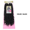 Novo RITMO 65cm - Crochet Braids – Extensões sintéticas de cabelo cacheado - 1 Total Black