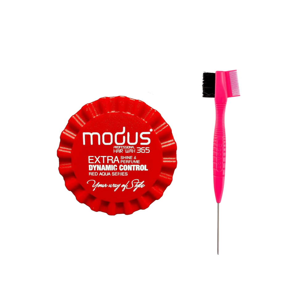 Kit Cera Modus 150g + Escova Baby Hair - Vermelha