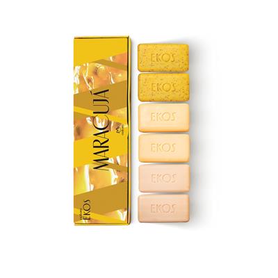 CONJUNTO DE SABONETES NATURA EKOS - MARACUJA 6X25G
