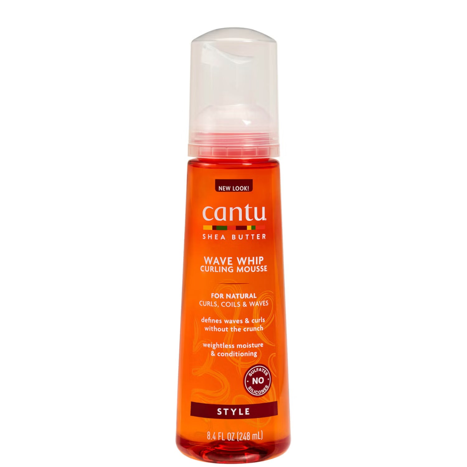 Cantu Shea Butter Natural Hair Wave Whip Curling Mousse Curls