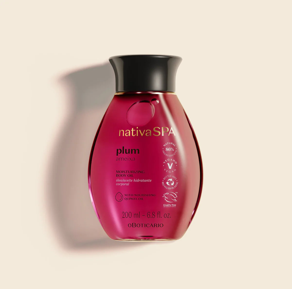 ÓLEO HIDRATANTE NATIVA SPA AMEIXA - 200ML