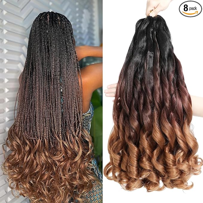 FRENCH CURL 3xDONNA MONICA 22" – Fibra para Tranças Africanas