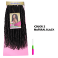 DANA Passion Twist – Extensão De Cabelo Trança De Crochê 300G – 100% Kanekalon - 2 Natural Black