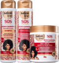 Kit Salon Line - S.O.S Cachos Rícino E Queratina (3 produtos)