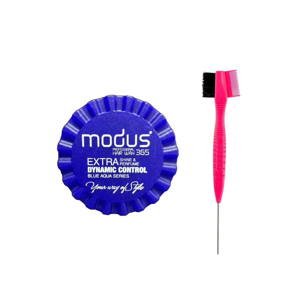 Kit Cera Modus 150g + Escova Baby Hair - Azul