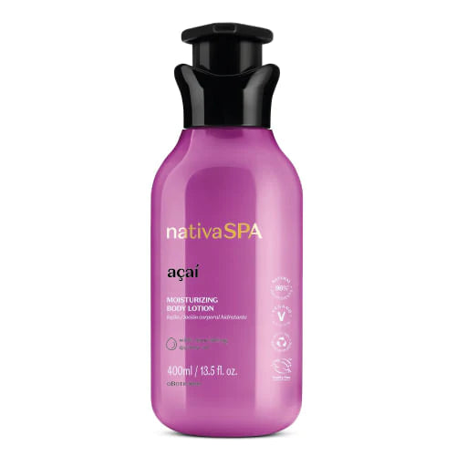 LOÇÃO HIDRATANTE NATIVA SPA AÇAÍ - 400ML