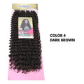Novo RITMO 65cm - Crochet Braids – Extensões sintéticas de cabelo cacheado - 4 Dark Brown