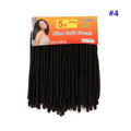 NINA SOFT DREAD LOCK 400G – 100% Kanekalon para método CROCHET BRAIDS - 4 Dark Brown