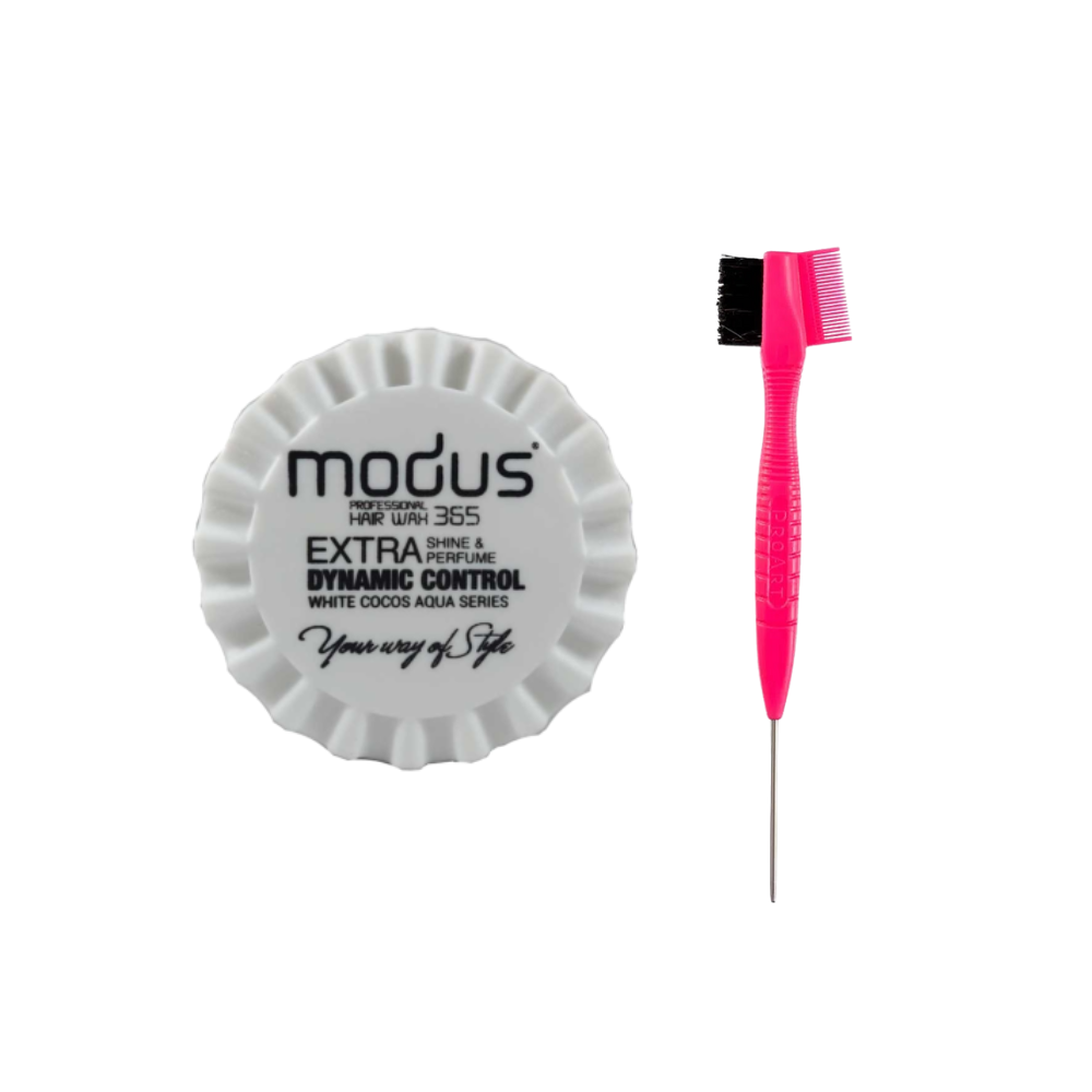 Kit Cera Modus 150g + Escova Baby Hair - Branca