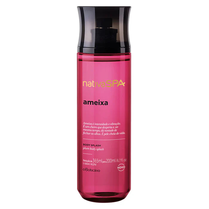 Body Splash Nativa Spa Ameixa, 200ml