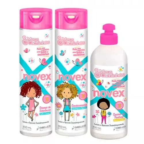Kit Novex - Meus Cachinhos (Shampoo, Condicionador e Ativador)