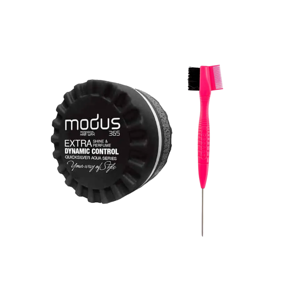 Kit Cera Modus 150g + Escova Baby Hair - Preta