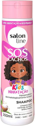 Salon Line Kids Hidratação Sos Cachos Champô