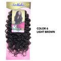 OCEAN WAVE – Crochet Braids – Extensões sintéticas de cabelo Ondulado - 6 Light Brown