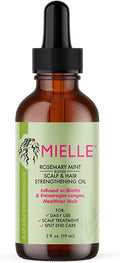 Mielle, Óleo para Fortalecimento do Couro Cabeludo e do Cabelo, Alecrim e Hortelã, 59 ml (2 fl oz)